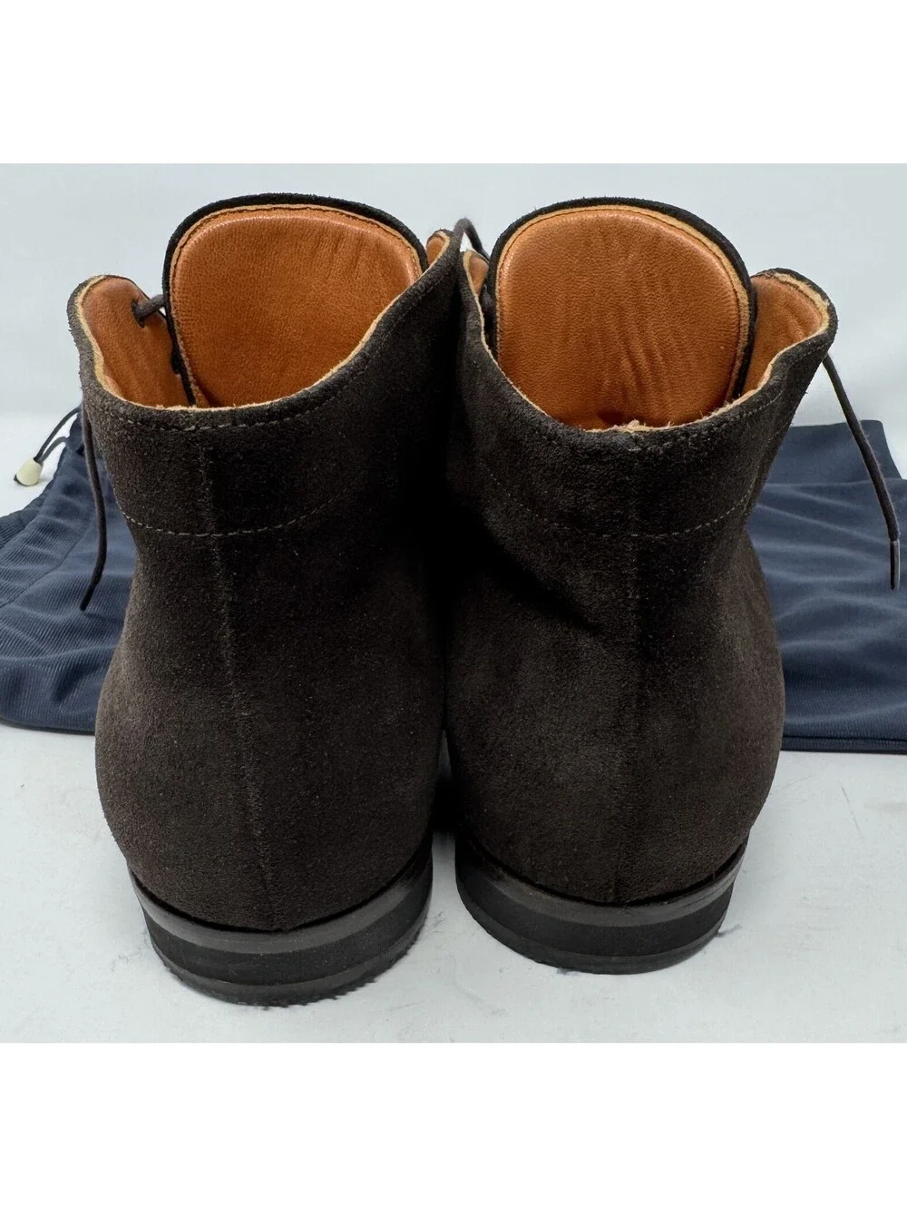 Wolf & Shepherd Striker Suede Chukka Brown Mens Boots Size 10.5 Made In Portugal
